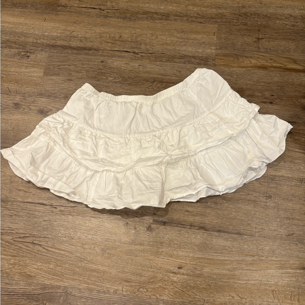 Brandy Melville Cream A-Line Skirt